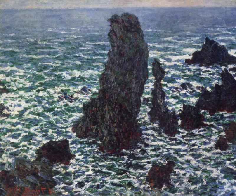 Rocks at Belle-lle, Claude Monet
